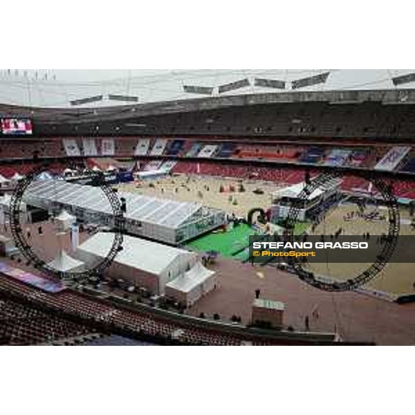 Wide view of the Arenas and Village at the Bird\'s Nest Beijing, Bird\'s Nest 13th October 2019 Ph.Stefano Grasso/LEBM