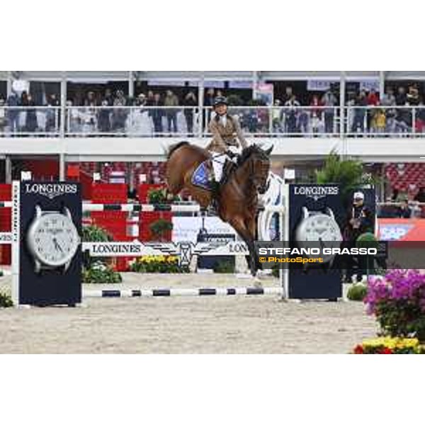 Penelope Leprevost on Cenai wins the Longines Grand Prix Beijing, Bird\'s Nest 13th October 2019 Ph.Stefano Grasso/LEBM