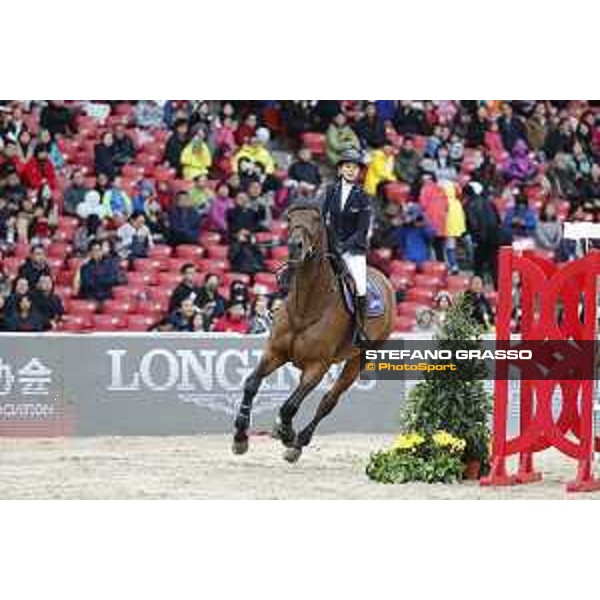Longines Grand Prix - Jane Richard Philips on Kuibeike Beijing, Bird\'s Nest 13th October 2019 Ph.Stefano Grasso/LEBM