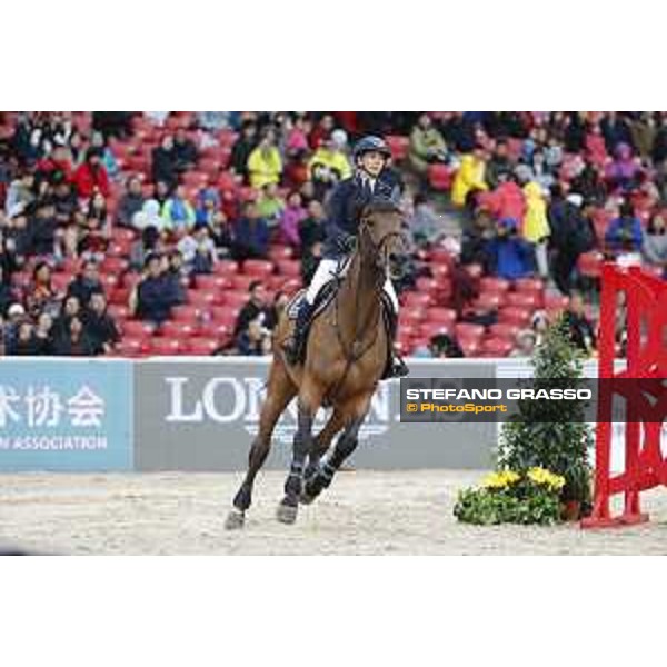 Longines Grand Prix - Jane Richard Philips on Kuibeike Beijing, Bird\'s Nest 13th October 2019 Ph.Stefano Grasso/LEBM