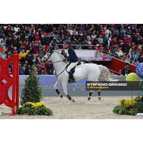 Longines Grand Prix -Martin Fuchs on Cognac du Vlist Z Beijing, Bird\'s Nest 13th October 2019 Ph.Stefano Grasso/LEBM