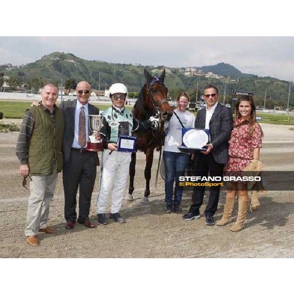 giving prize ceremony for Enrico Bellei and Martina Gual winners of the Gran Premio Castel dell\' Ovo Napoli, 2nd may 2009 ph. Stefano Grasso