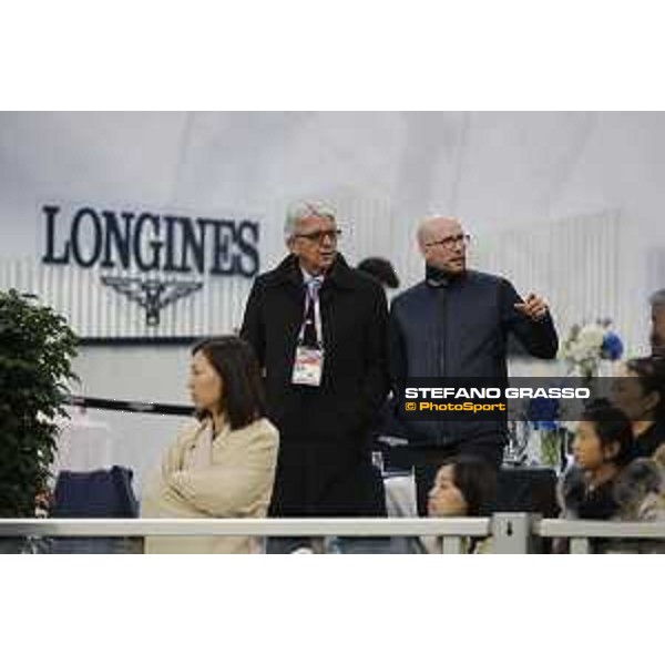 Longines Grand Prix - Urs Schiendorfer and Matthieu Baumgartner Beijing, Bird\'s Nest 13th October 2019 Ph.Stefano Grasso/LEBM