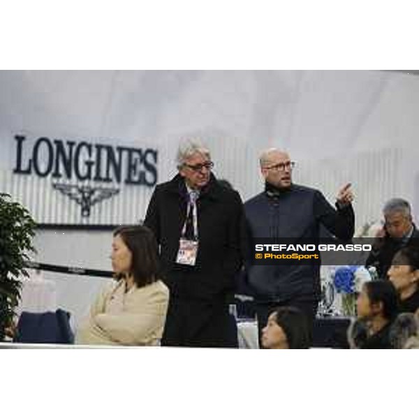 Longines Grand Prix - Urs Schiendorfer and Matthieu Baumgartner Beijing, Bird\'s Nest 13th October 2019 Ph.Stefano Grasso/LEBM