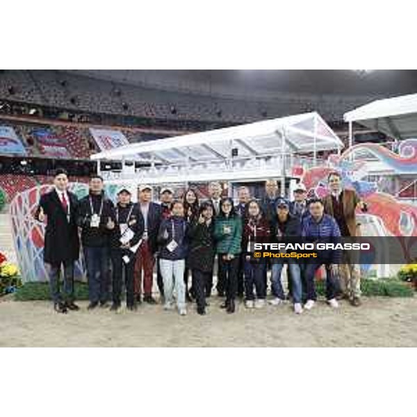 Longines Grand Prix - Group photo Beijing, Bird\'s Nest 13th October 2019 Ph.Stefano Grasso/LEBM