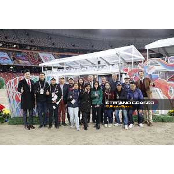 Longines Grand Prix - Group photo Beijing, Bird\'s Nest 13th October 2019 Ph.Stefano Grasso/LEBM