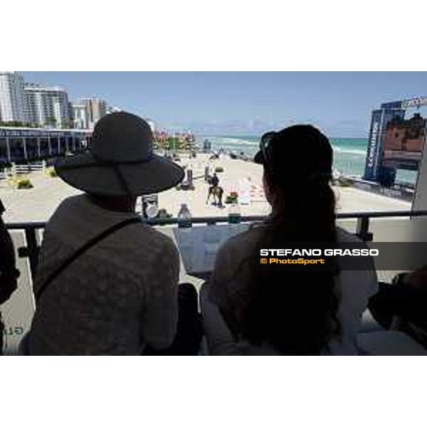 LGCT of Miami Beach - View of warm up arena, public, view of vip lounge - Miami Beach, South Beach - 18 April 2019 - ph.Stefano Grasso/LGCT