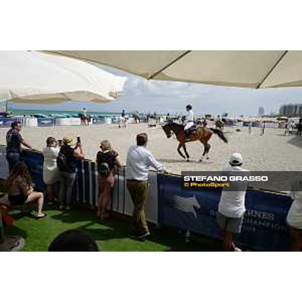 LGCT of Miami Beach - View of warm up arena, public, view of vip lounge - Miami Beach, South Beach - 18 April 2019 - ph.Stefano Grasso/LGCT