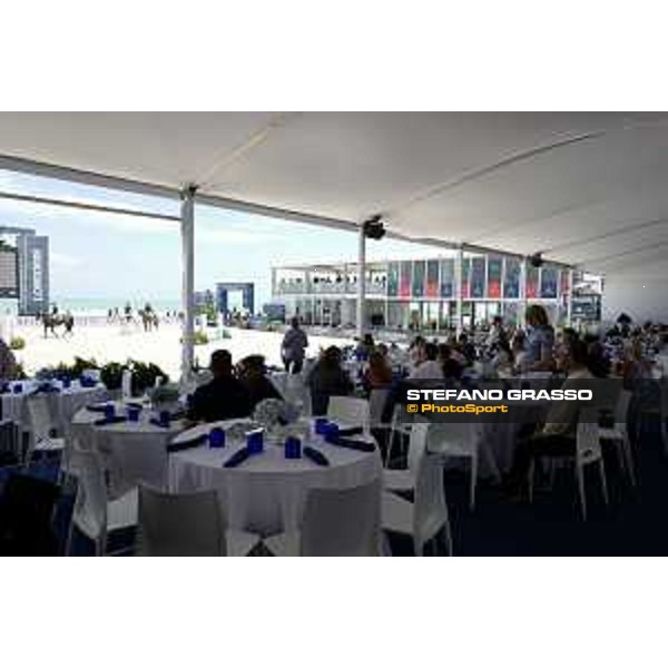 LGCT of Miami Beach - View of warm up arena, public, view of vip lounge - Miami Beach, South Beach - 19 April 2019 - ph.Stefano Grasso/LGCT