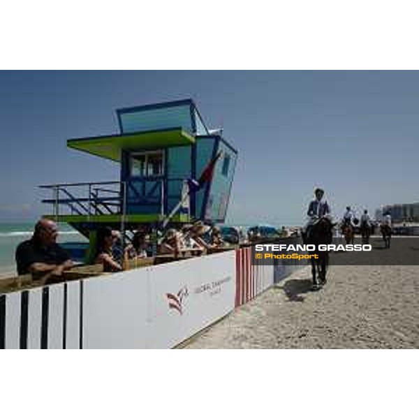 LGCT of Miami Beach - View of warm up arena, public, view of vip lounge - Miami Beach, South Beach - 19 April 2019 - ph.Stefano Grasso/LGCT