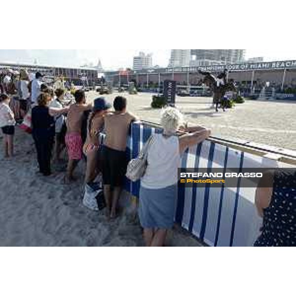 LGCT of Miami Beach - View of warm up arena, public, view of vip lounge - Miami Beach, South Beach - 19 April 2019 - ph.Stefano Grasso/LGCT