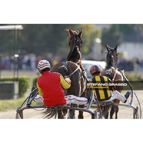 Jean Michel Bazire with Oiseau de Feux prepares for the start of the 60¡ Gran Premio Lotteria - Trofeo Snai Napoli, 3rd may 2009 ph. Stefano Grasso