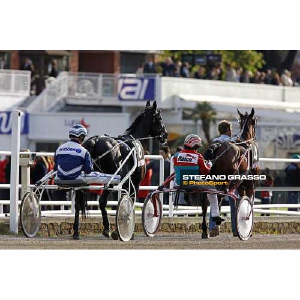 Pietro Gubellini with Island Effe and followed by Classic Grand Cru prepares for the start of the 60¡ Gran Premio Lotteria - Trofeo Snai Napoli, 3rd may 2009 ph. Stefano Grasso