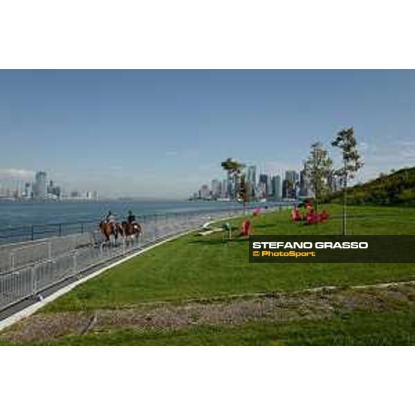 LGCT of NEW YORK - Pano view of skyline of Manhattan from Governors Island NEW YORK, Governors Island - 26 September 2019 - ph.Stefano Grasso/LGCT