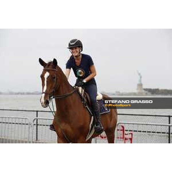 LGCT of NEW YORK - Jessica Springsteen - Statue of Liberty - Manhattan skyline NEW YORK, Governors Island - 26 September 2019 - ph.Stefano Grasso/LGCT