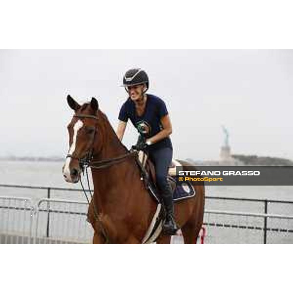 LGCT of NEW YORK - Jessica Springsteen - Statue of Liberty - Manhattan skyline NEW YORK, Governors Island - 26 September 2019 - ph.Stefano Grasso/LGCT