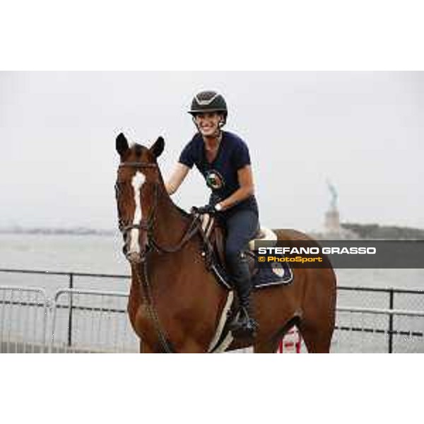 LGCT of NEW YORK - Jessica Springsteen - Statue of Liberty - Manhattan skyline NEW YORK, Governors Island - 26 September 2019 - ph.Stefano Grasso/LGCT