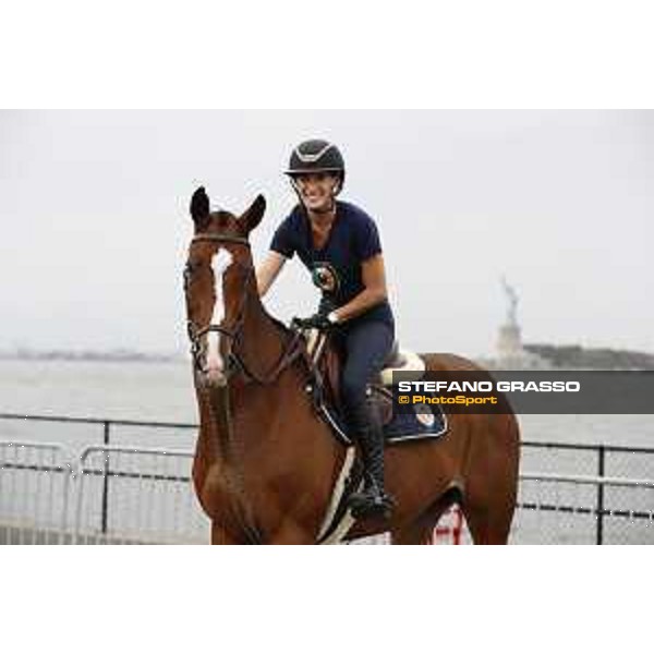 LGCT of NEW YORK - Jessica Springsteen - Statue of Liberty - Manhattan skyline NEW YORK, Governors Island - 26 September 2019 - ph.Stefano Grasso/LGCT
