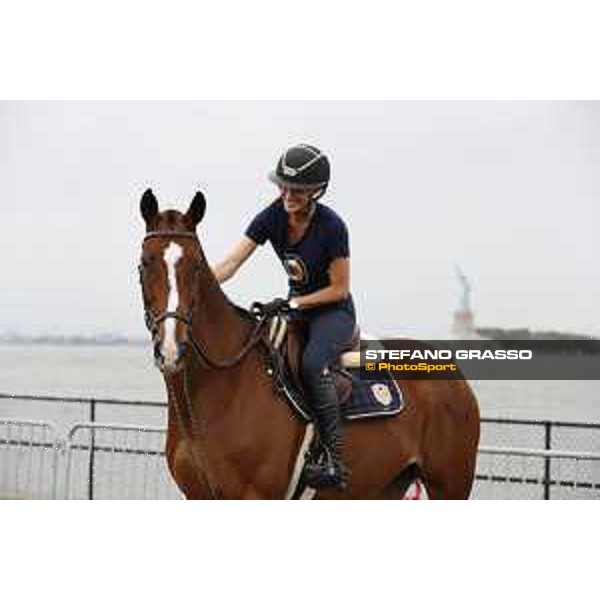 LGCT of NEW YORK - Jessica Springsteen - Statue of Liberty - Manhattan skyline NEW YORK, Governors Island - 26 September 2019 - ph.Stefano Grasso/LGCT
