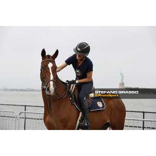 LGCT of NEW YORK - Jessica Springsteen - Statue of Liberty - Manhattan skyline NEW YORK, Governors Island - 26 September 2019 - ph.Stefano Grasso/LGCT