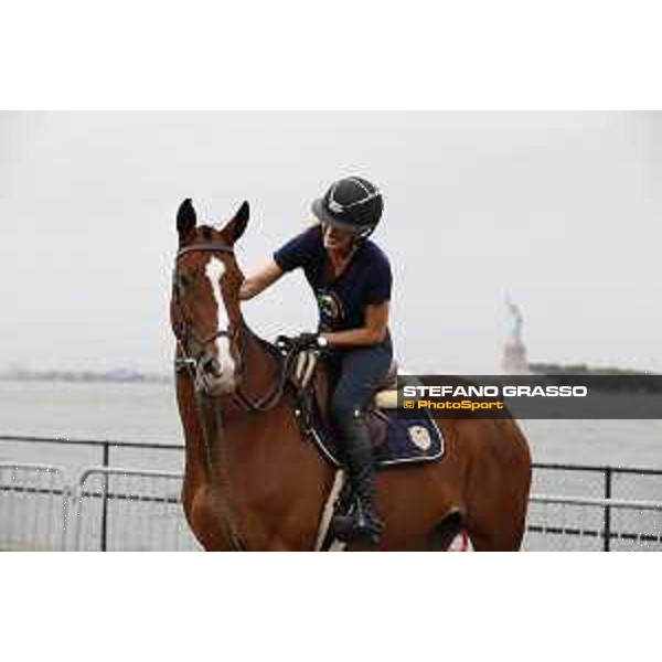 LGCT of NEW YORK - Jessica Springsteen - Statue of Liberty - Manhattan skyline NEW YORK, Governors Island - 26 September 2019 - ph.Stefano Grasso/LGCT