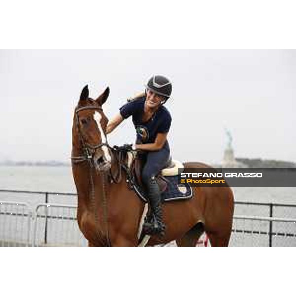 LGCT of NEW YORK - Jessica Springsteen - Statue of Liberty - Manhattan skyline NEW YORK, Governors Island - 26 September 2019 - ph.Stefano Grasso/LGCT