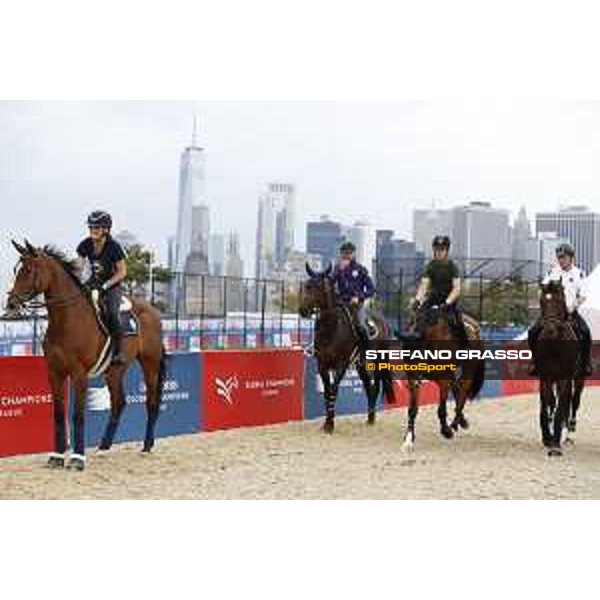 LGCT of NEW YORK - Jessica Springsteen - Statue of Liberty - Manhattan skyline NEW YORK, Governors Island - 26 September 2019 - ph.Stefano Grasso/LGCT
