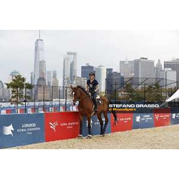 LGCT of NEW YORK - Jessica Springsteen - Statue of Liberty - Manhattan skyline NEW YORK, Governors Island - 26 September 2019 - ph.Stefano Grasso/LGCT