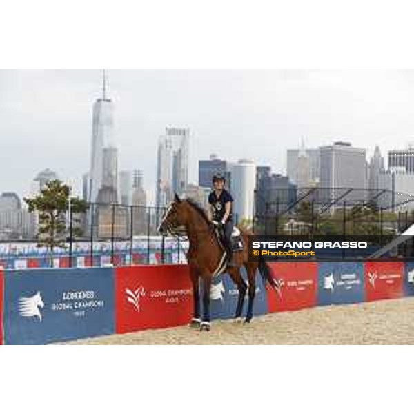 LGCT of NEW YORK - Jessica Springsteen - Statue of Liberty - Manhattan skyline NEW YORK, Governors Island - 26 September 2019 - ph.Stefano Grasso/LGCT