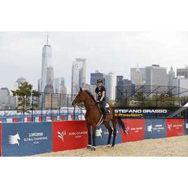 LGCT of NEW YORK - Jessica Springsteen - Statue of Liberty - Manhattan skyline NEW YORK, Governors Island - 26 September 2019 - ph.Stefano Grasso/LGCT