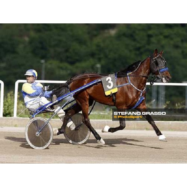 G.D\'alessandro sr. with For Kelly Park warming up before the start of the consolation prize of 60¡ Gran Premio Lotteria - Trofeo Snai Napoli, 3rd may 2009 ph. Stefano Grasso