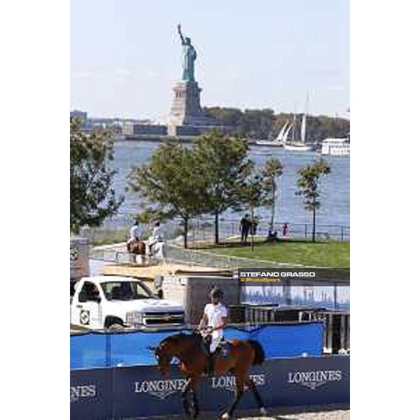 LGCT of NEW YORK - Warming up and the Statue of Liberty NEW YORK, Governors Island - 29 September 2019 - ph.Stefano Grasso/LGCT