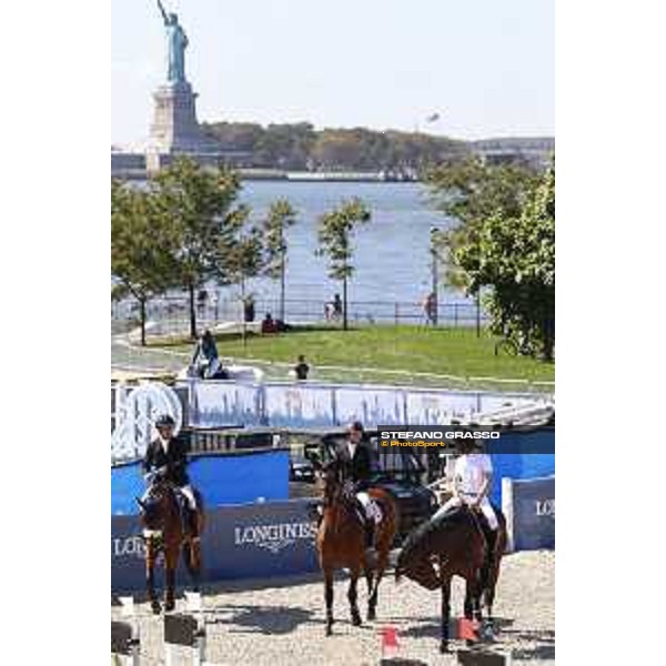 LGCT of NEW YORK - Scott Brash and Georgina Bloomberg - Statue of Liberty NEW YORK, Governors Island - 29 September 2019 - ph.Stefano Grasso/LGCT