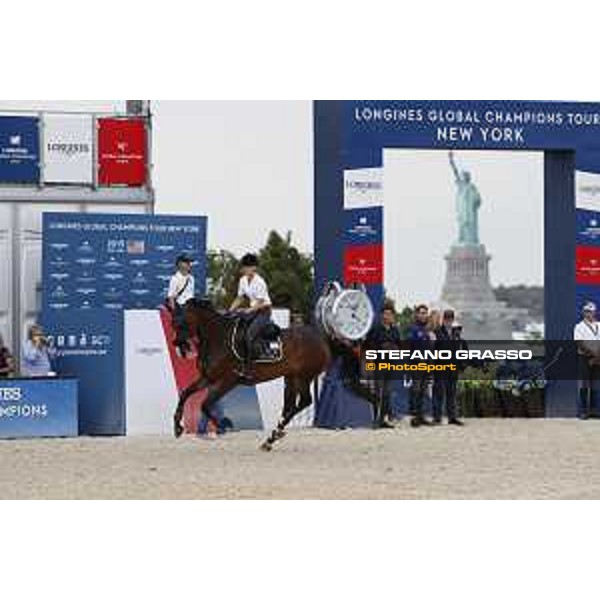 LGCT of NEW YORK - warm up and the Statue of Liberty NEW YORK, Governors Island - 26 September 2019 - ph.Stefano Grasso/LGCT