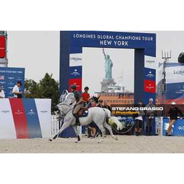 LGCT of NEW YORK - warm up and the Statue of Liberty NEW YORK, Governors Island - 26 September 2019 - ph.Stefano Grasso/LGCT