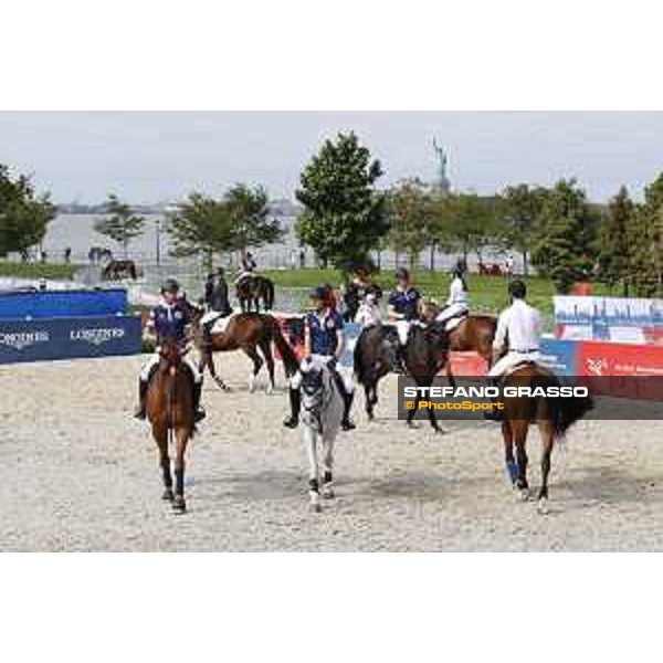 LGCT of NEW YORK - warm up and the Statue of Liberty NEW YORK, Governors Island - 28 September 2019 - ph.Stefano Grasso/LGCT