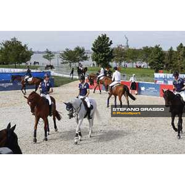 LGCT of NEW YORK - warm up and the Statue of Liberty NEW YORK, Governors Island - 28 September 2019 - ph.Stefano Grasso/LGCT