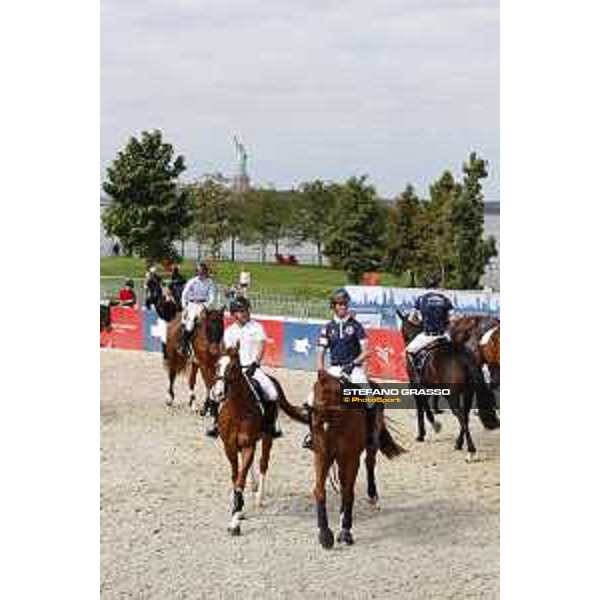 LGCT of NEW YORK - warm up and the Statue of Liberty NEW YORK, Governors Island - 28 September 2019 - ph.Stefano Grasso/LGCT