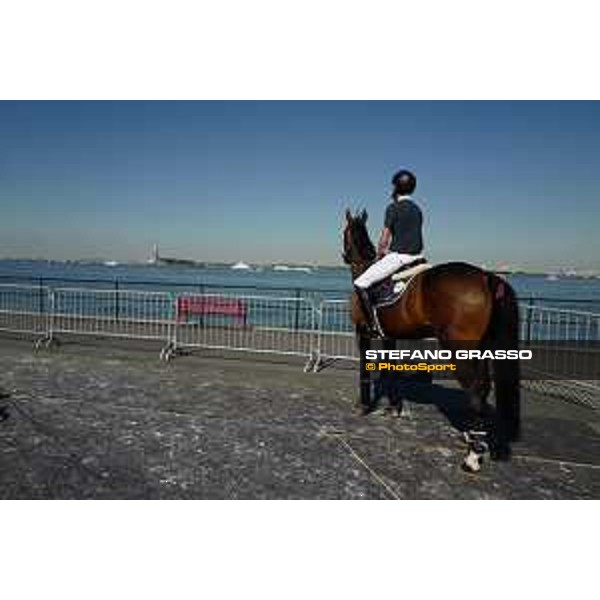 LGCT of NEW YORK - Scott Brash on Hello Mr President- The Statue of Liberty NRW NEW YORK, Governors Island - 27 September 2019 - ph.Stefano Grasso/LGCT
