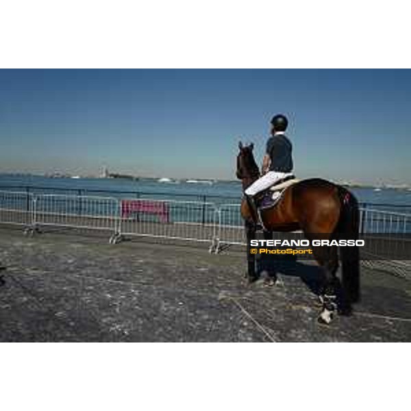 LGCT of NEW YORK - Scott Brash on Hello Mr President- The Statue of Liberty NRW NEW YORK, Governors Island - 27 September 2019 - ph.Stefano Grasso/LGCT