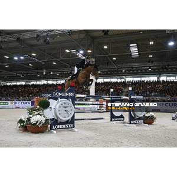 Fieracavalli 2019 - Longines FEI Jumping World Cup presented by Volkswagen - Pieter Devos (BEL) on Espoir - Verona, Veronafiere - 10 November 2019 - ph.Stefano Grasso/JV