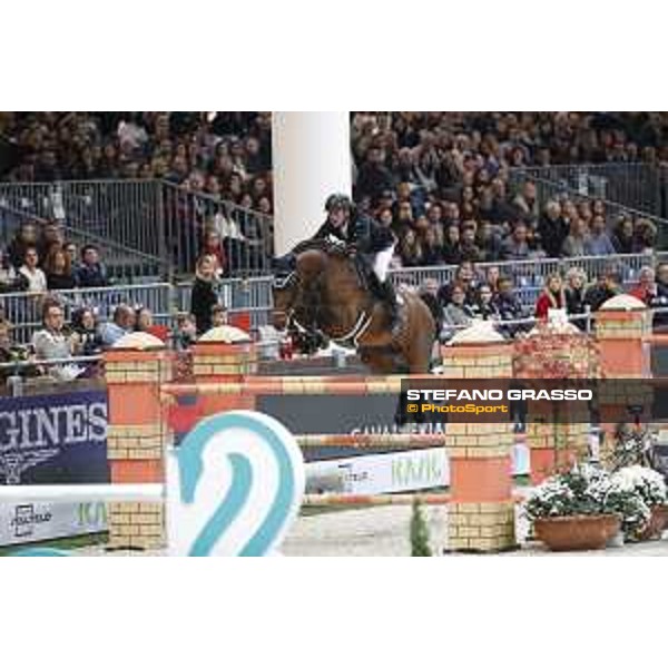 Fieracavalli 2019 - Longines FEI Jumping World Cup presented by Volkswagen - Riccardo Pisani (ITA) on Chaclot - Verona, Veronafiere - 10 November 2019 - ph.Stefano Grasso/JV