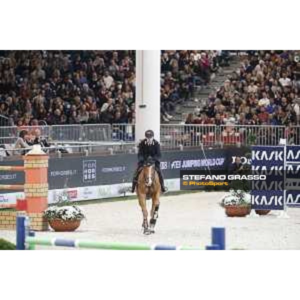 Fieracavalli 2019 - Longines FEI Jumping World Cup presented by Volkswagen - Emanuele Gaudiano (ITA) on Chalou - Verona, Veronafiere - 10 November 2019 - ph.Stefano Grasso/JV