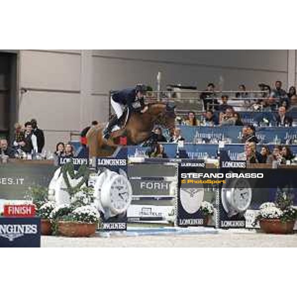 Fieracavalli 2019 - Longines FEI Jumping World Cup presented by Volkswagen - Mark McAuley (IRL) on Vivaldi du Theil - Verona, Veronafiere - 10 November 2019 - ph.Stefano Grasso/JV