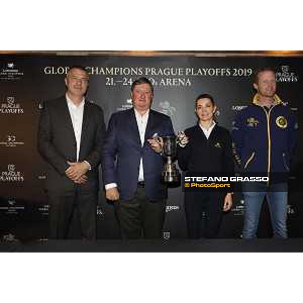 LGCT of Prague - Press conference at 02 Arena Jan Andrlík,Jan Tops,Edwina Tops-Alexander,Niels Bruynsells Prague, O2 Arena - 20 November 2019 - ph.Stefano Grasso/LGCT