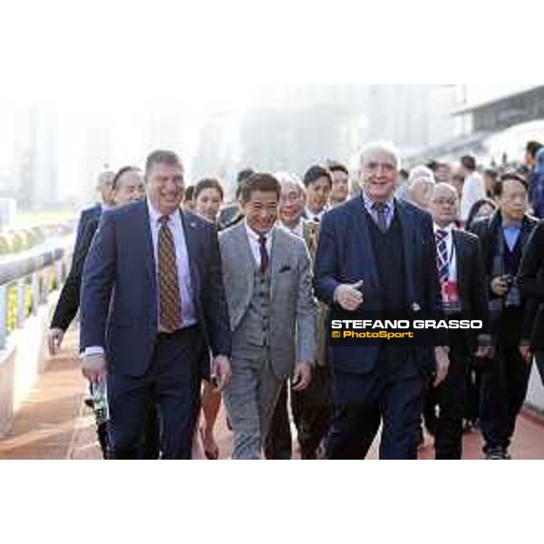 LHKIR 2019 - Longines Hong Kong Cup - William Nader, Aaron Kwok, Walter von Kanel Hong Kong, Sha Tin Racecourse - 8 December 2019 - ph.Stefano Grasso/Longines