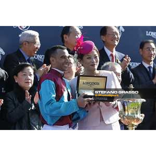 LHKIR 2019 - Longines Hong Kong Sprint - Joao Moreira on Beat the clock - Hong Kong, Sha Tin Racecourse - 8 December 2019 - ph.Stefano Grasso/Longines