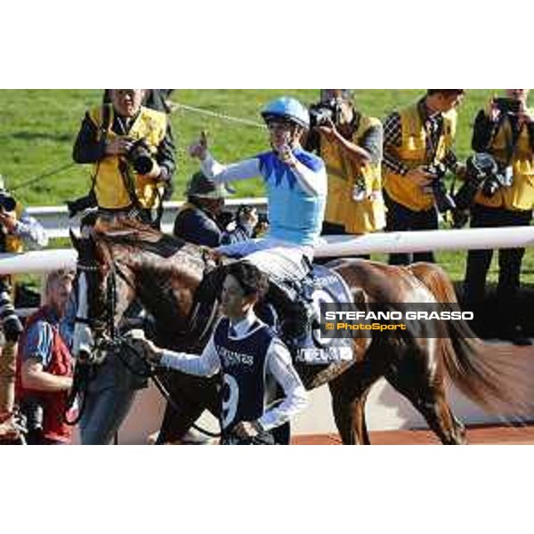 LHKIR 2019 - Longines Hong Kong Mile - Cristophe Soumillon on Admire Mars - Hong Kong, Sha Tin Racecourse - 8 December 2019 - ph.Stefano Grasso/Longines