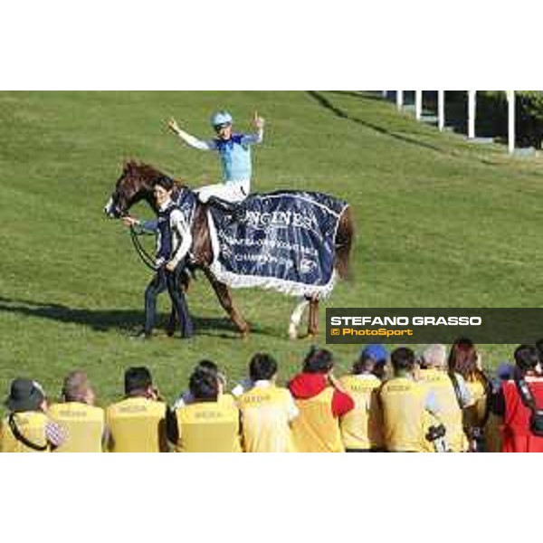 LHKIR 2019 - Longines Hong Kong Mile - Cristophe Soumillon on Admire Mars - Hong Kong, Sha Tin Racecourse - 8 December 2019 - ph.Stefano Grasso/Longines