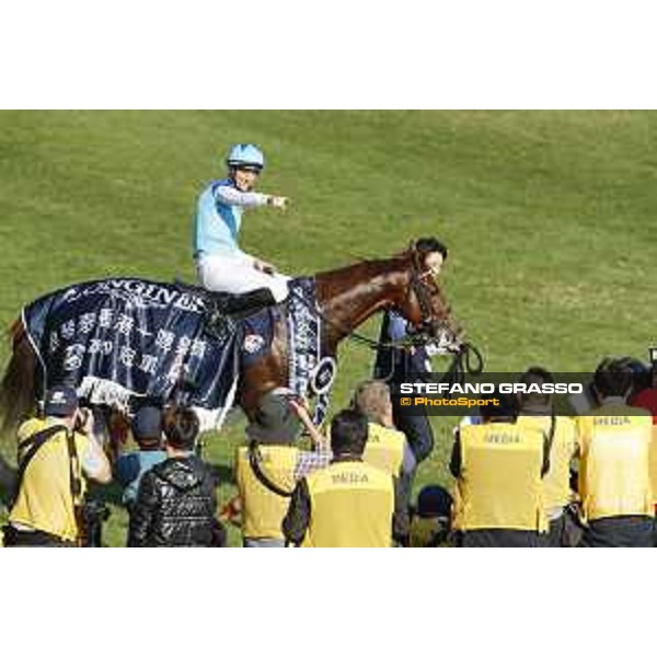 LHKIR 2019 - Longines Hong Kong Mile - Cristophe Soumillon on Admire Mars - Hong Kong, Sha Tin Racecourse - 8 December 2019 - ph.Stefano Grasso/Longines